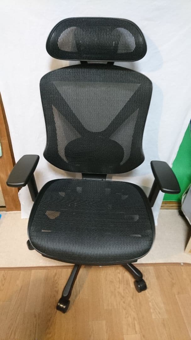 ニトリ リクライニングワークチェア フォリスト BK