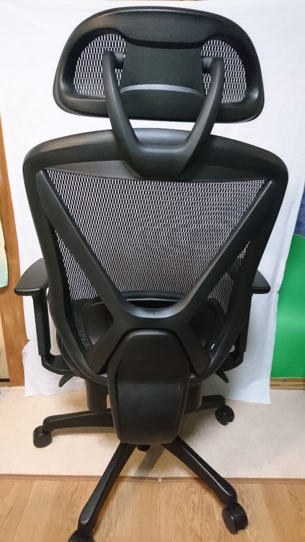 ニトリ リクライニングワークチェア フォリスト BK