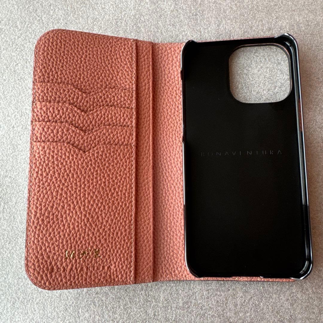 BONAVENTURA ダイアリーケース　シュリンクレザー　刻印入り