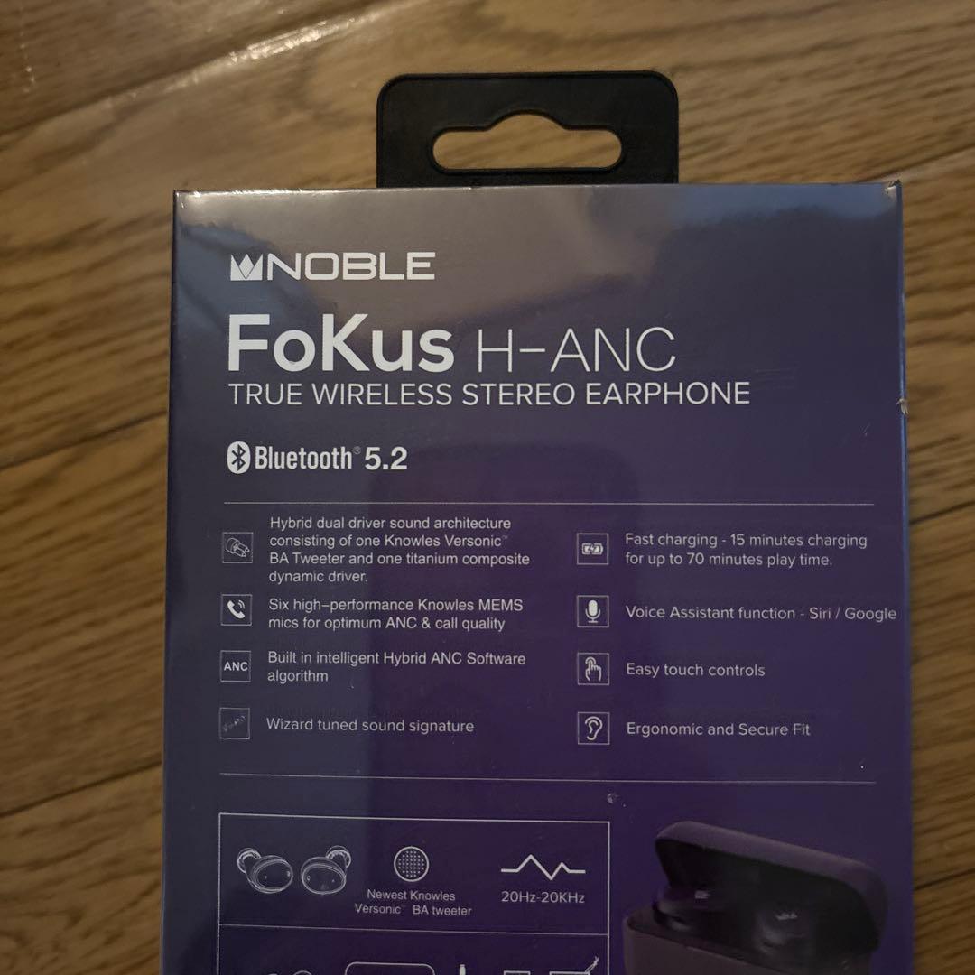 定価¥33000新品未開封NOBLE FoKusH-ANC ワイヤレスイヤフォン