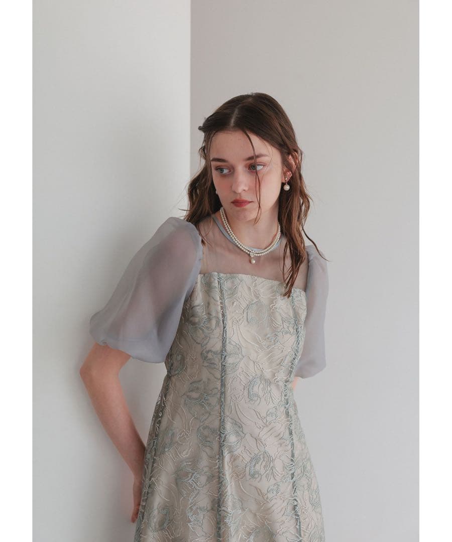 ★新品★ドリードール　ニュアンスフラワーレースドレス