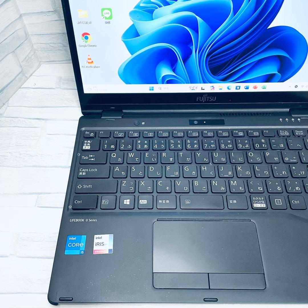 【特価】富士通 2in1ノートPC 第11世代i5 オフィス　FHD win11