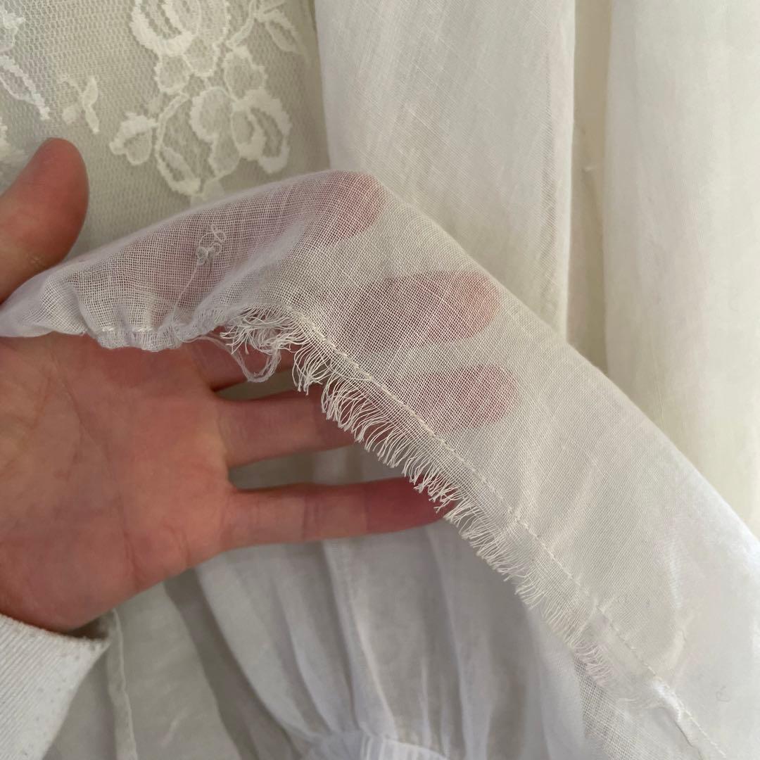 希少 GUNNESAX ガニーサックス ホワイトドレス 70年代