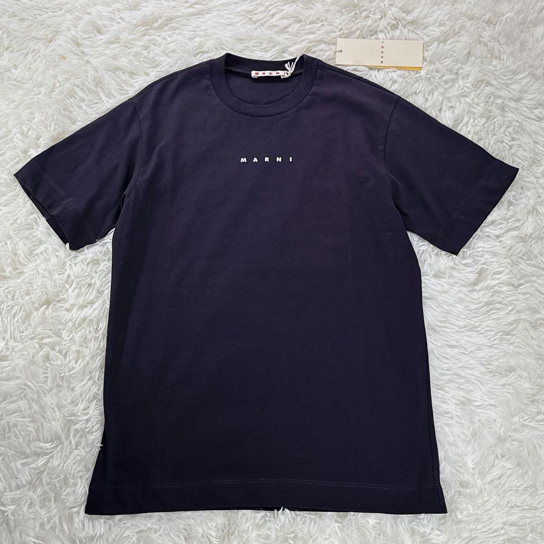 新品タグ付✨ 大人もOK！マルニ　キッズTシャツ　12Y 150 紺 25SS