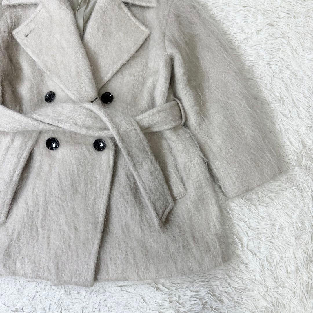 UNITED TOKYO ユナイテッドトウキョウ シャギーコクーンコート　ベルト