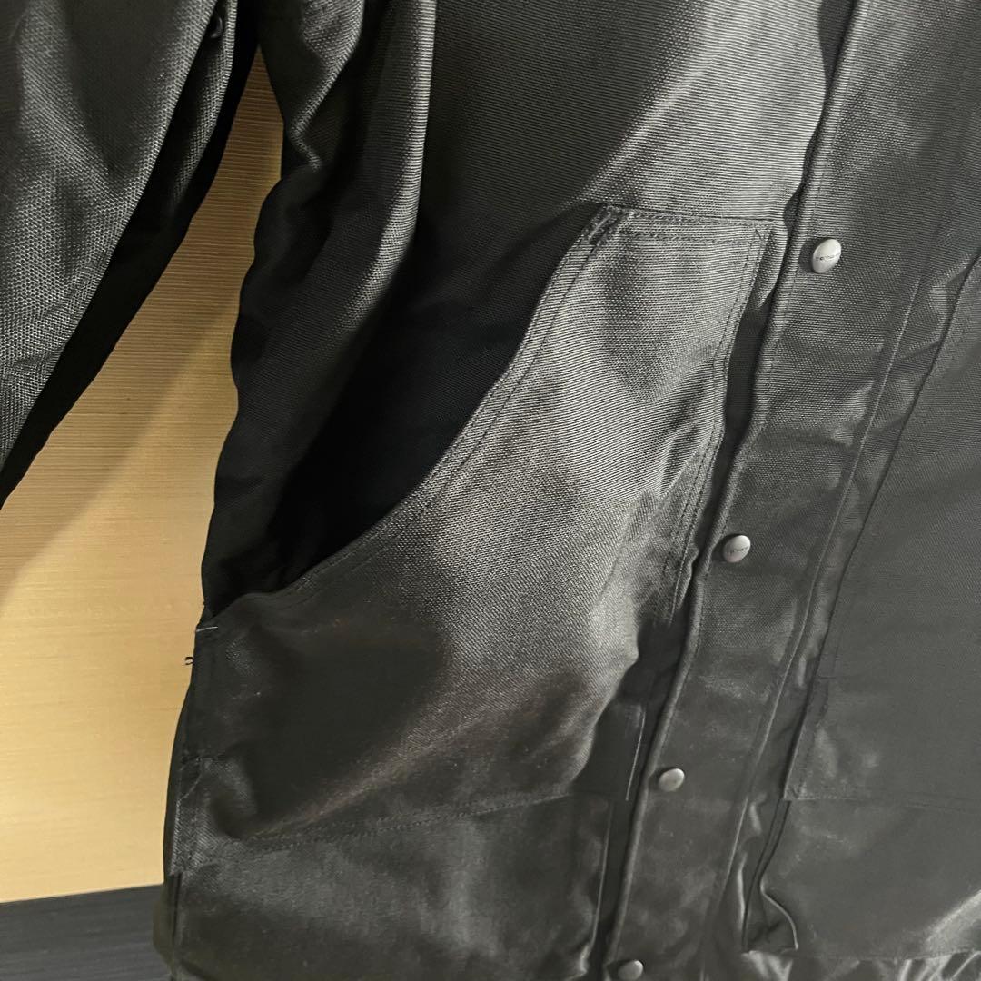 【美品】厚手 Carhartt アウター ブラック MゴールドWジップ仕様