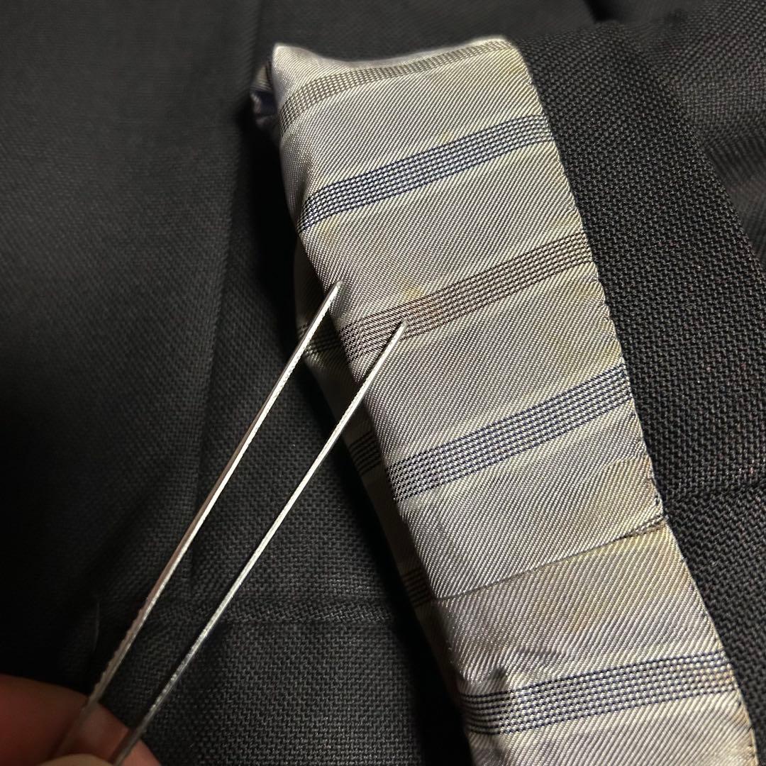 ヴィンテージ セットアップ 2ピース シングル スーツ 黒 成人式 菅田将暉