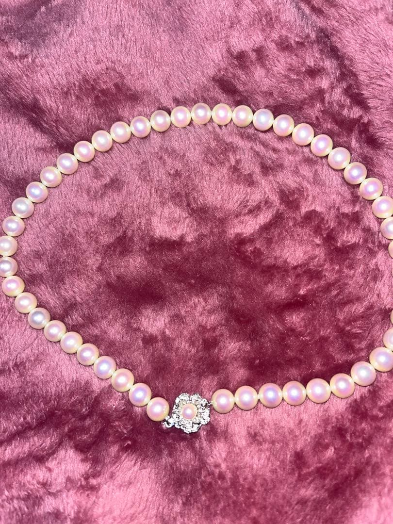 ウインクパール　真珠ネックレス、指輪セット