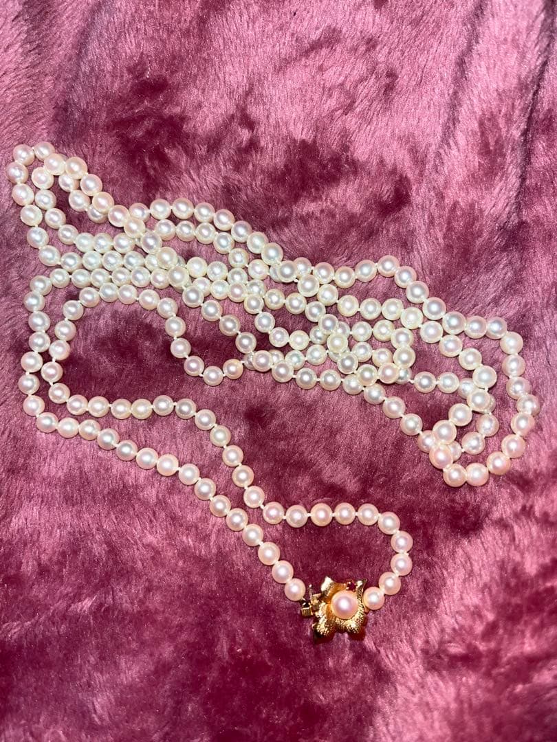 ウインクパール　真珠ネックレス、指輪セット