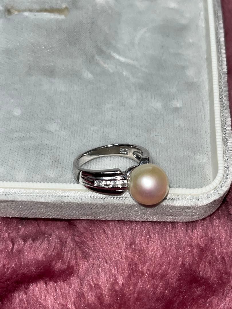 ウインクパール　真珠ネックレス、指輪セット