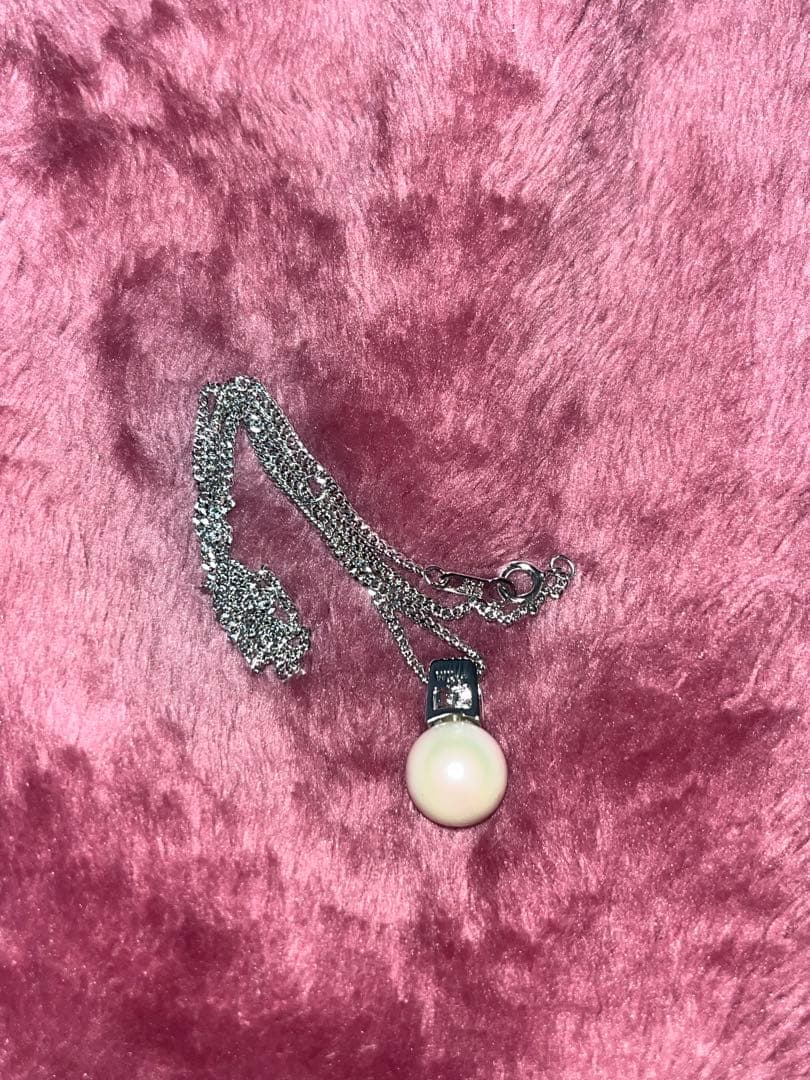 ウインクパール　真珠ネックレス、指輪セット