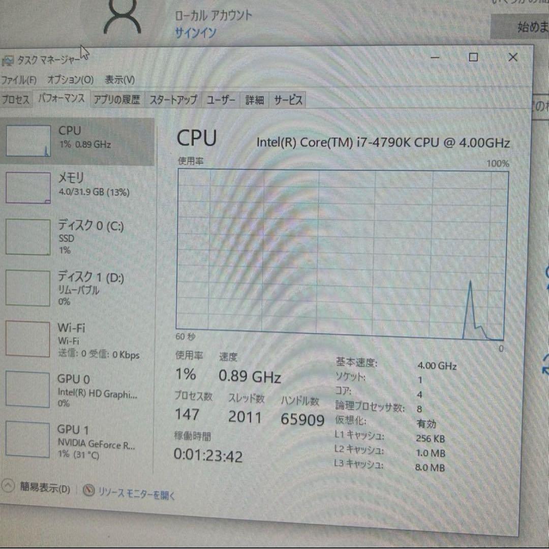 高性能 ゲーミングPC RTX3060 モンハンワイルズ快適プレイ可能！