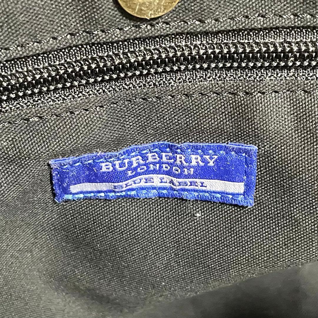 未使用級・超格安/バーバリーブルーレーベル　トートバッグ　ブラック　ナイロン