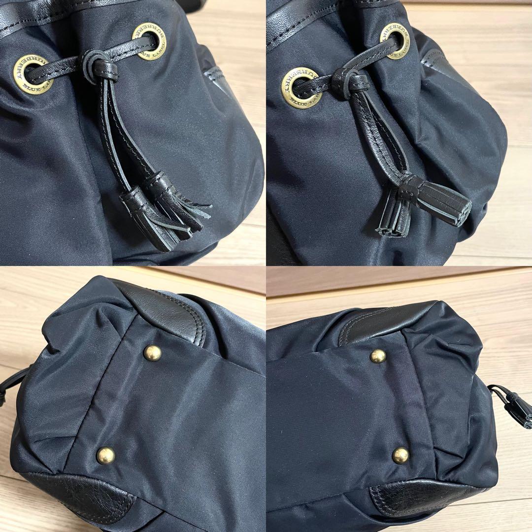 未使用級・超格安/バーバリーブルーレーベル　トートバッグ　ブラック　ナイロン