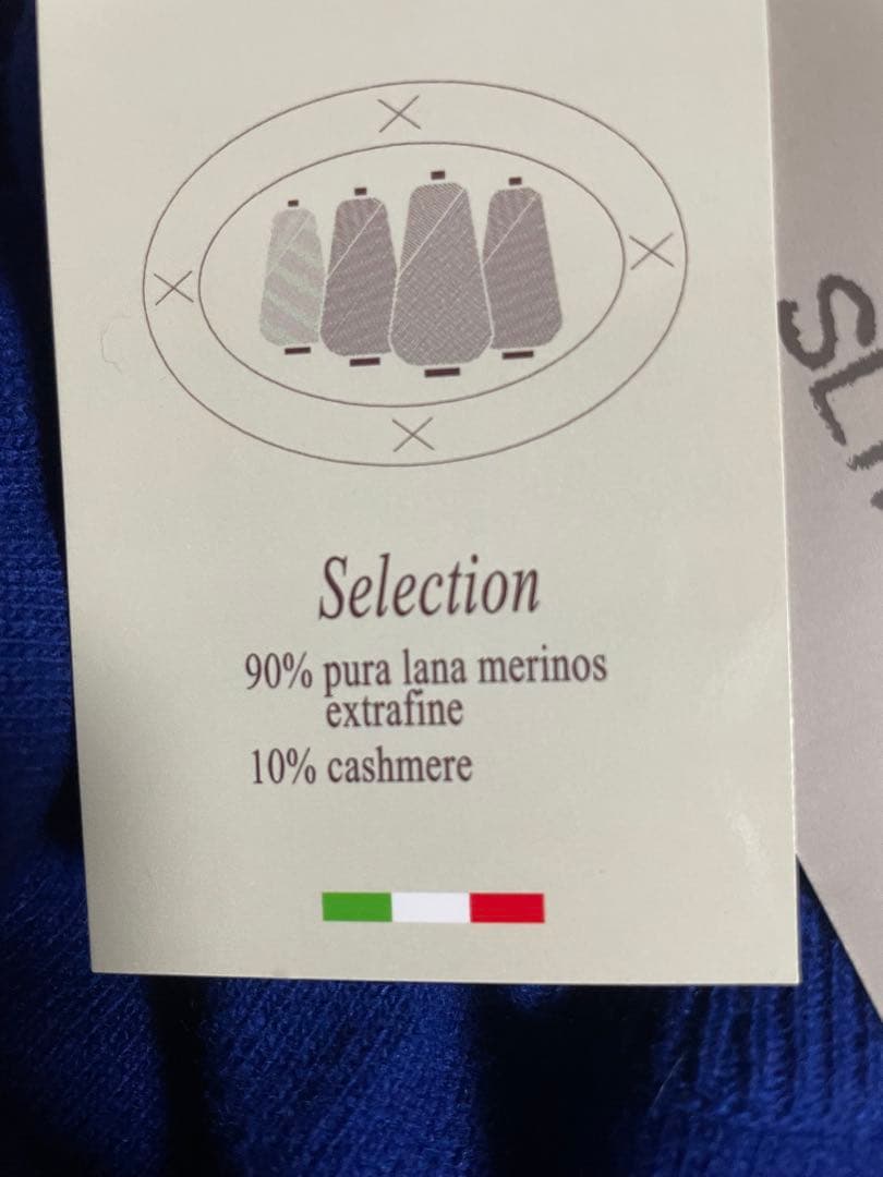 【未使用品】ALESSANDRO LUPPIウールカシミヤタートルネックニット