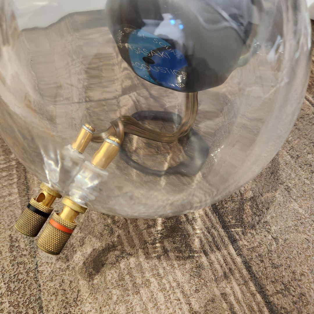 SASAKI ACOUSTICS クリスタル　スピーカー　３個わけあり