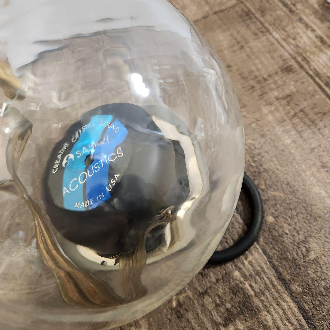 SASAKI ACOUSTICS クリスタル　スピーカー　３個わけあり