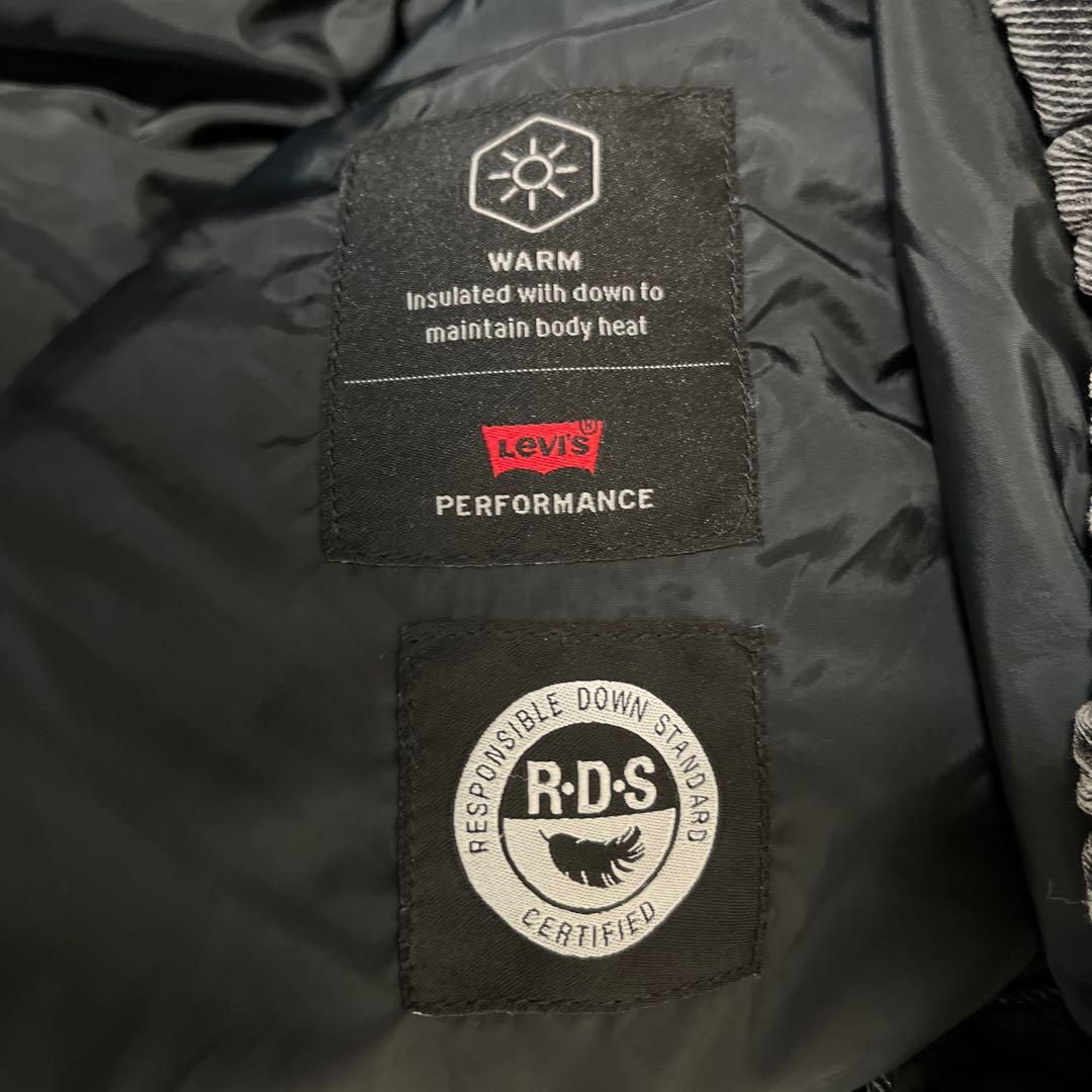 LEVI’S デニム ダウンジャケット ブラック