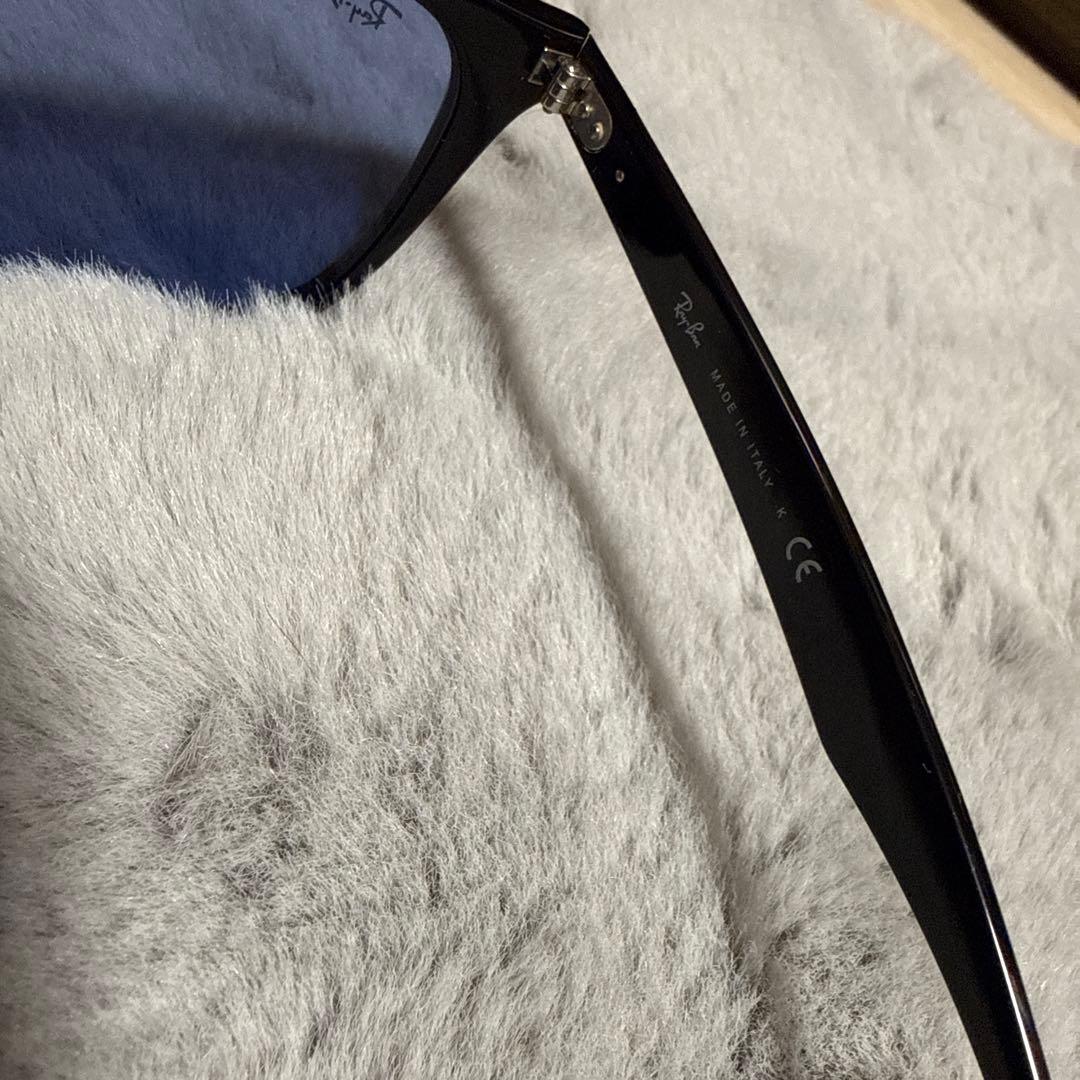 Ray-Ban RB4258f サングラス ブラック アジアンフィット ブルー