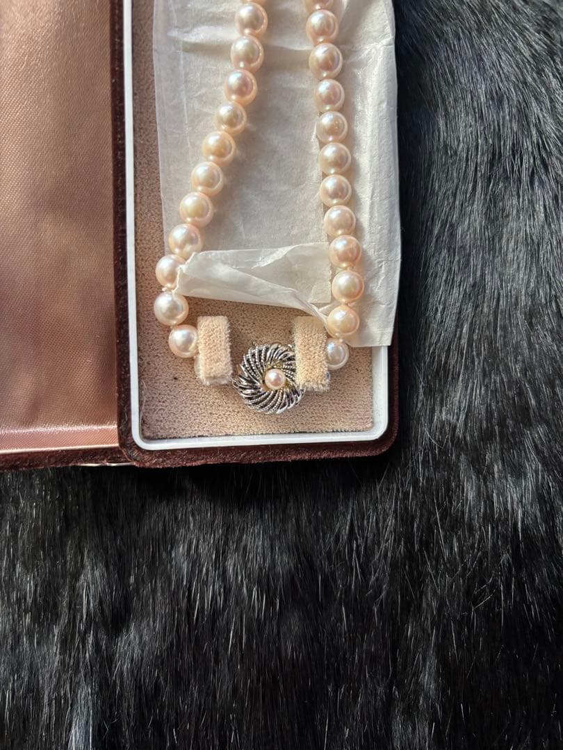 真珠ネックレス シルバー留め具 高島屋 約7mm