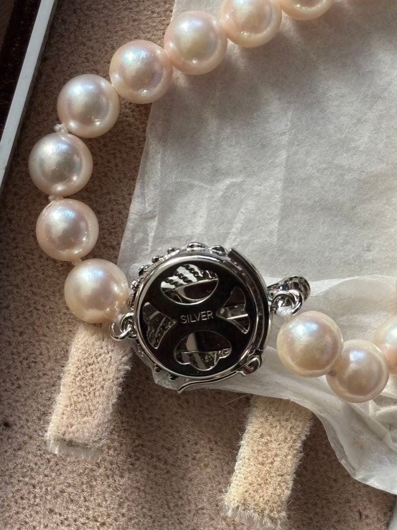 真珠ネックレス シルバー留め具 高島屋 約7mm