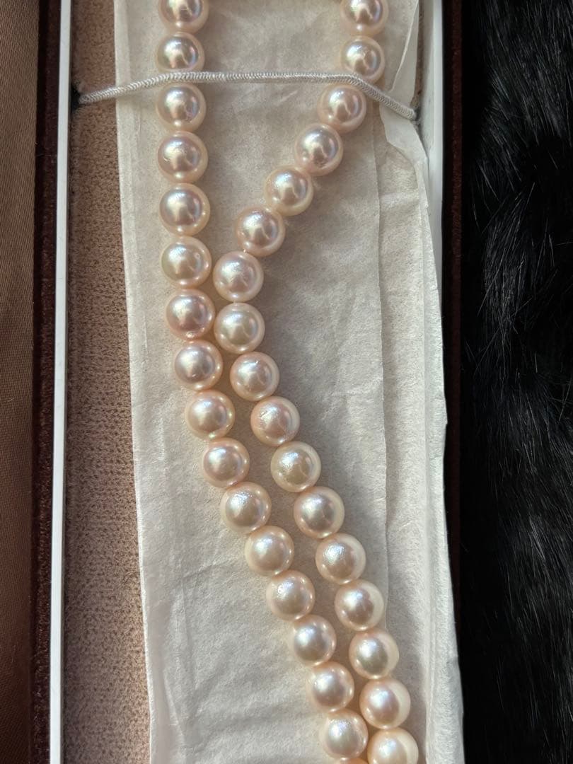 真珠ネックレス シルバー留め具 高島屋 約7mm