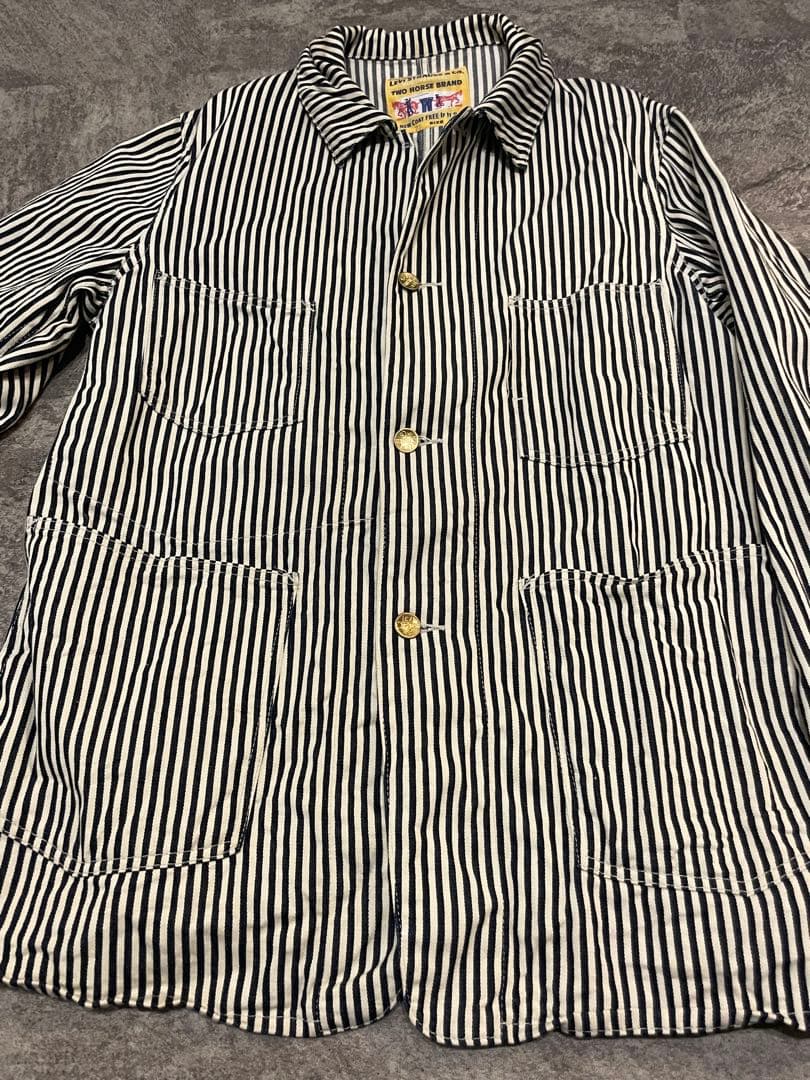 10s〜30s リーバイス　ヒッコリー　カバーオール　チェンジボタン　LVC