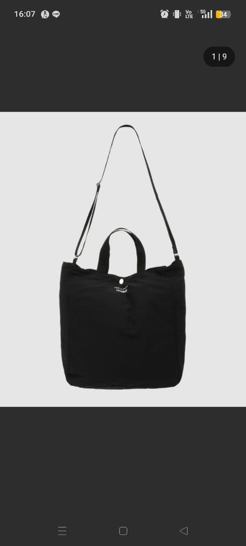 コムデギャルソン　コットンナイロン　2wayショルダーバッグ