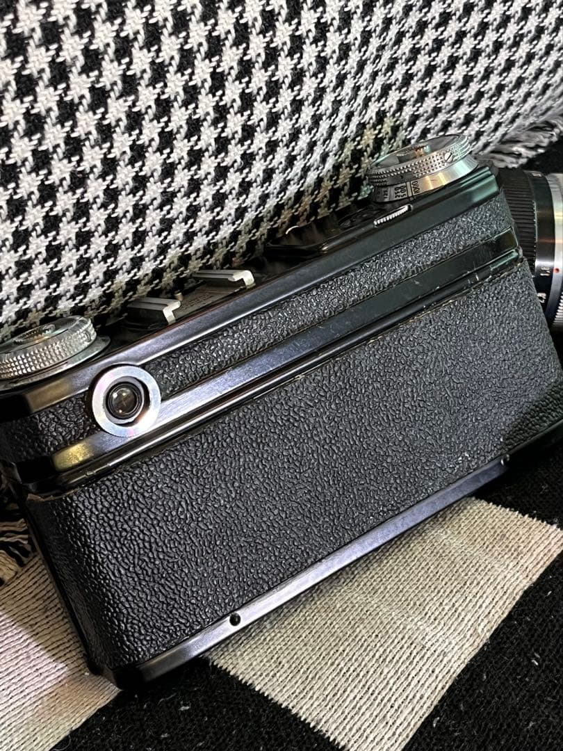 Kiev 4A ブラック+ レンズ＋フード＋革ケース付き