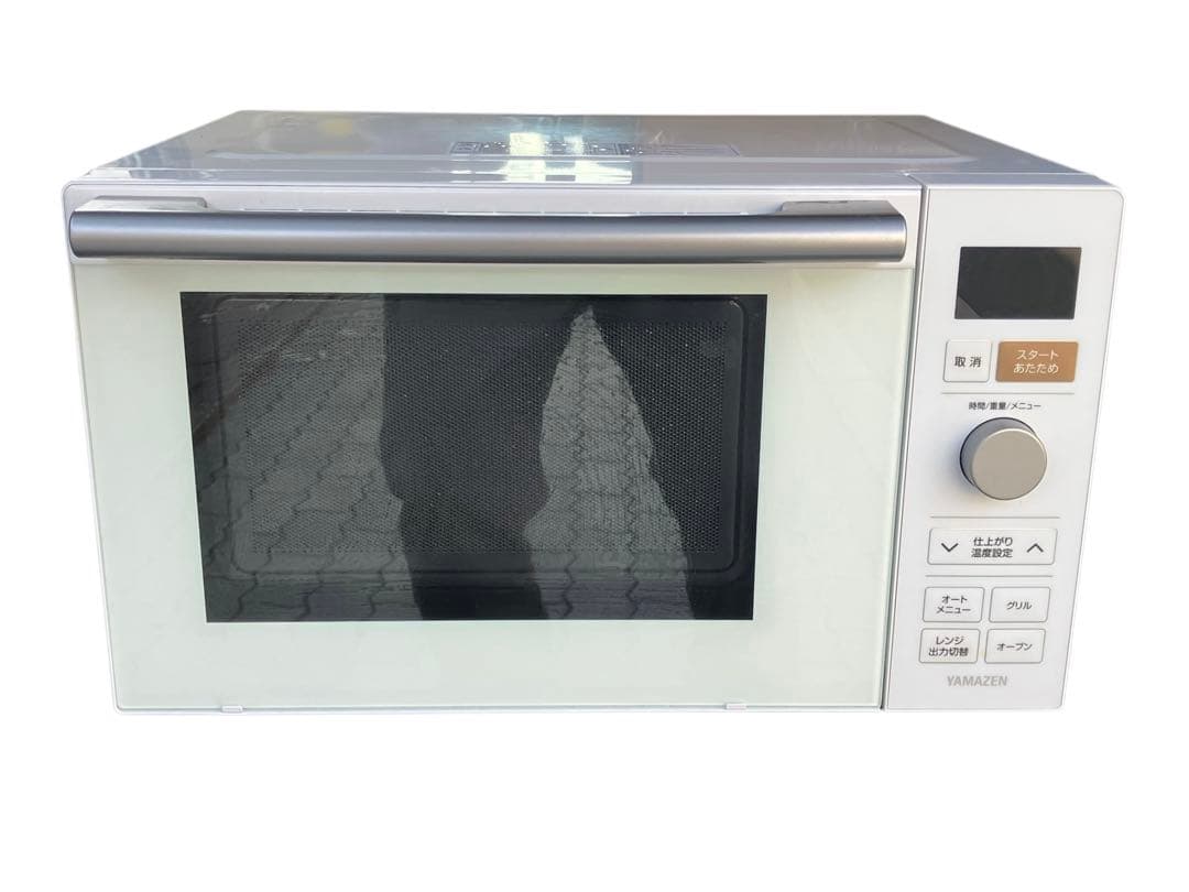【美品】山善 YRP-F180V オーブンレンジ 2023年製 白 ホワイト
