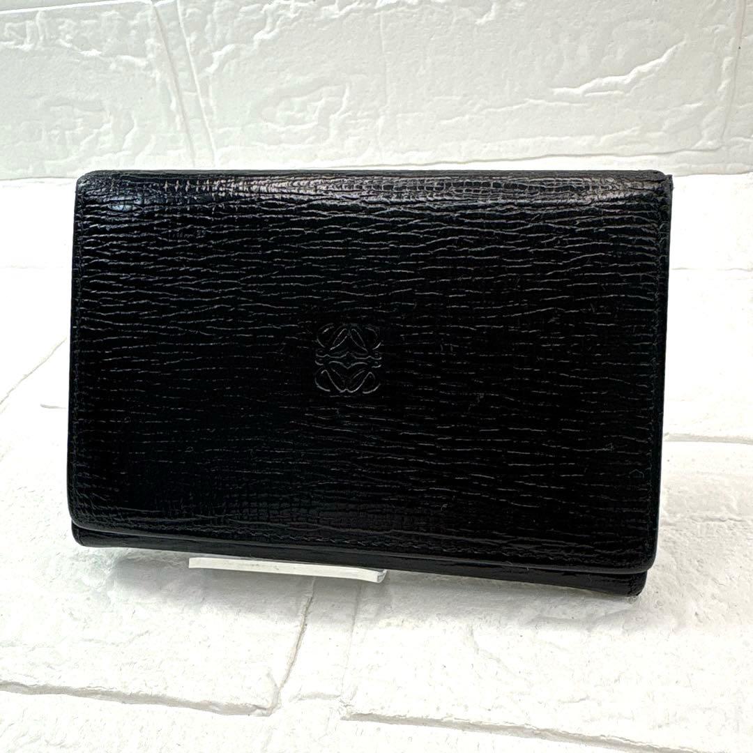 LOEWE ロエベ 名刺入れ カードケース ブラック