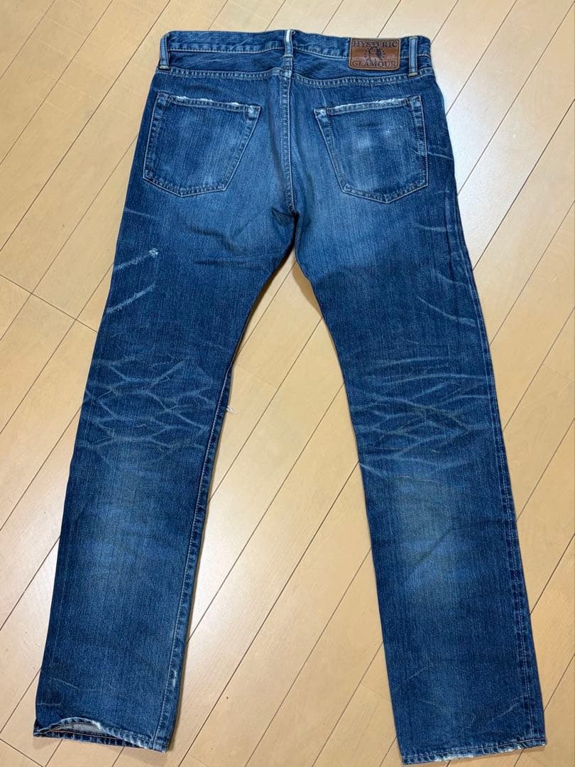 HYSTERIC GLAMOUR ダメージスタッズデニム Ｗ３０インチ