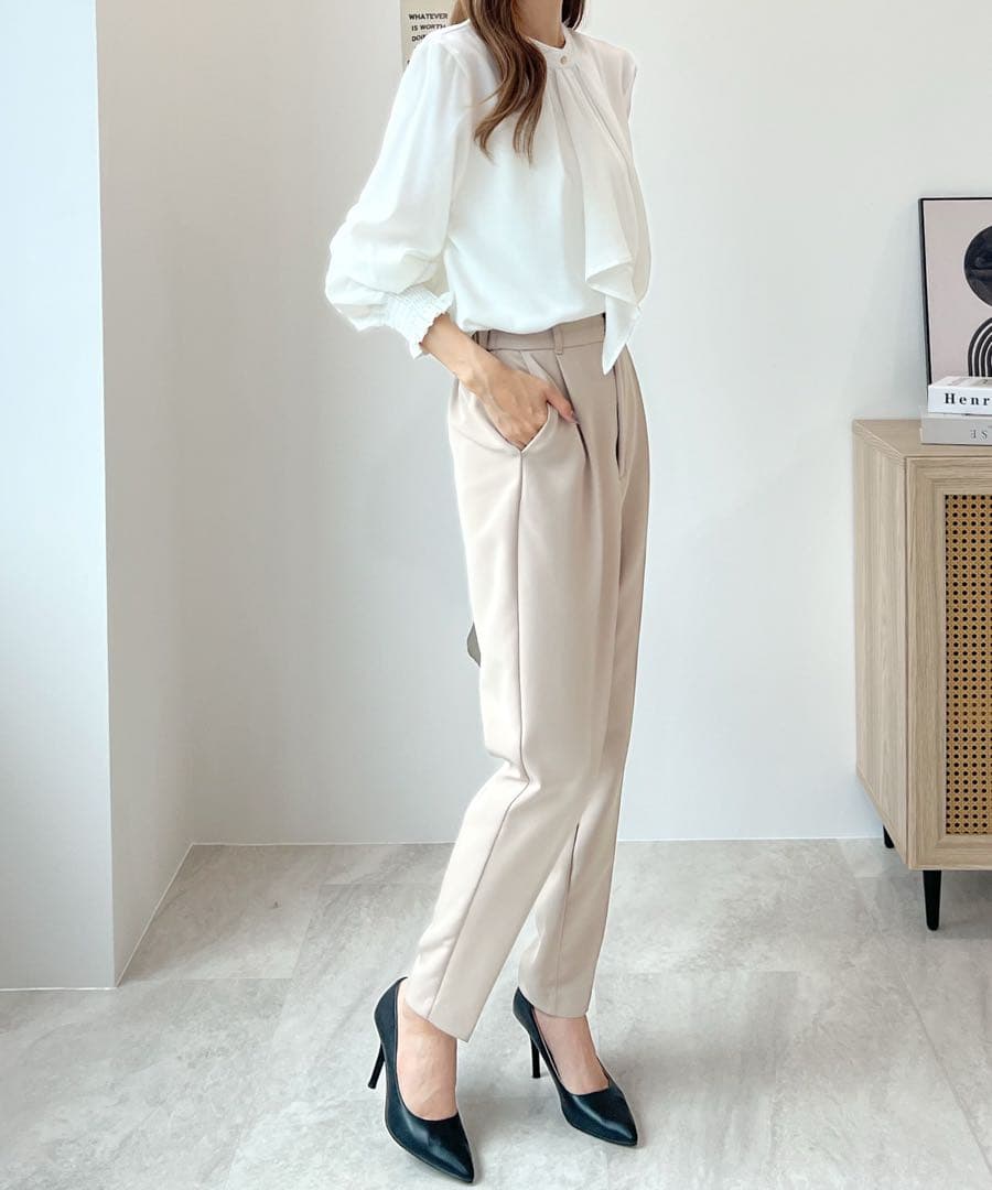 グリーンレーベル　ミックスツイードジレ