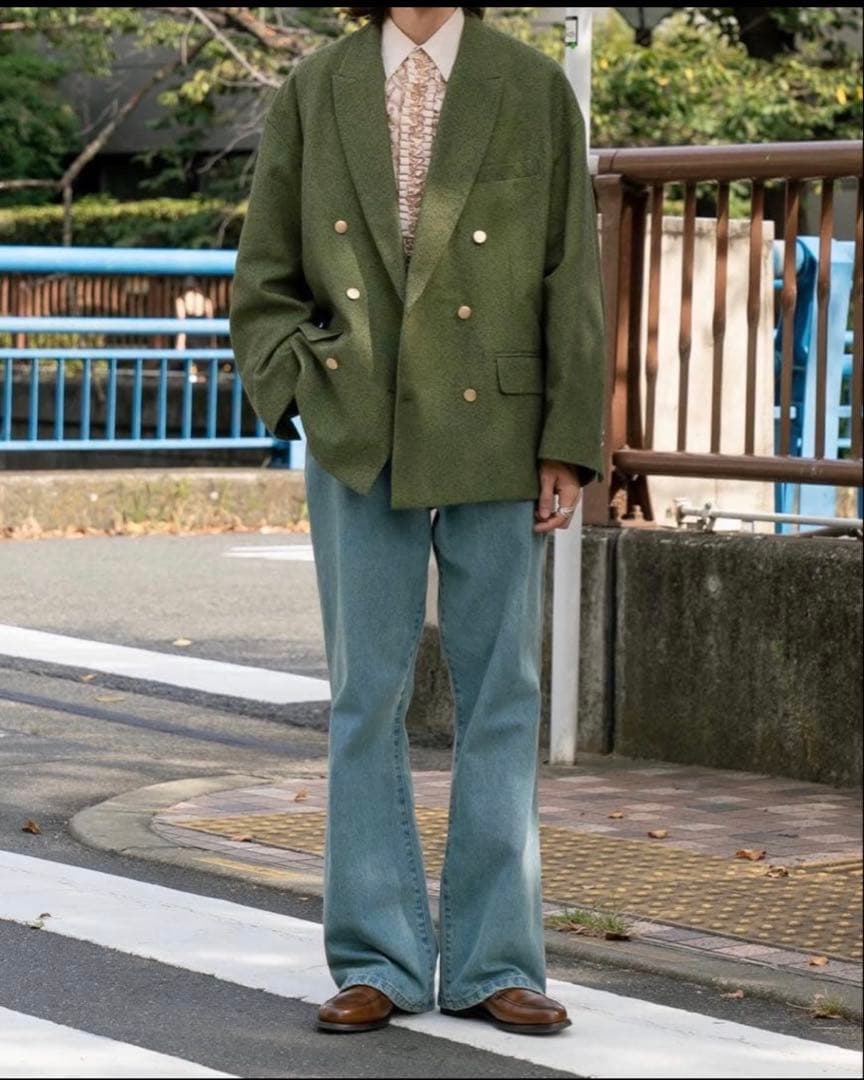 ジャケット・アウター Oversized double-breasted jacket