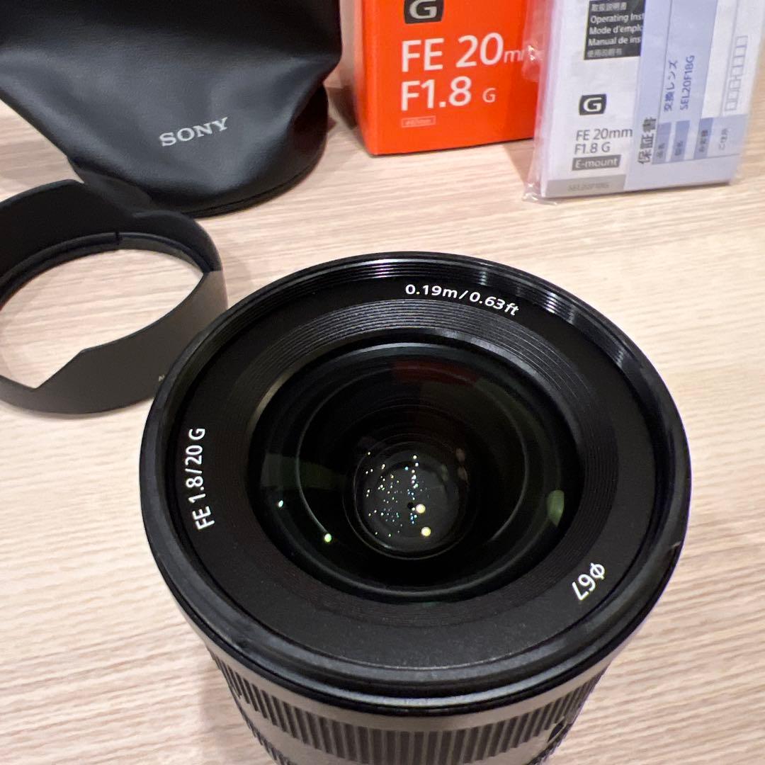 【美品】SONY FE 20mm F1.8 G