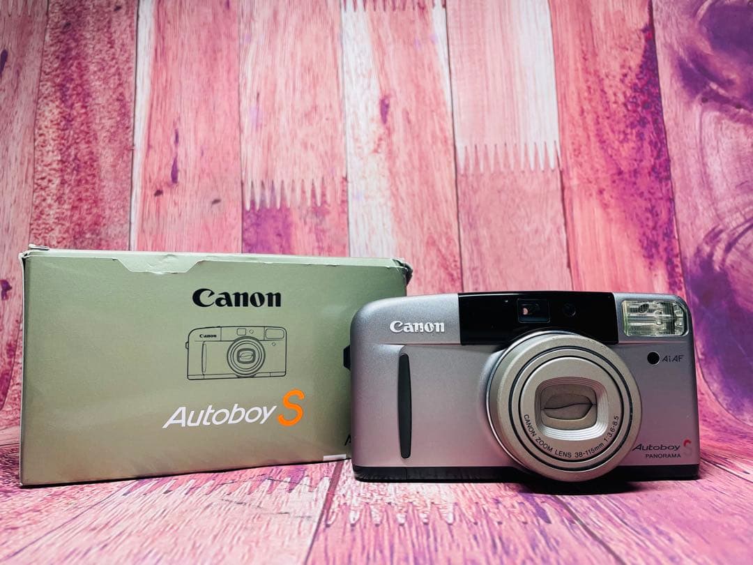 元箱付き Canon キャノン AutoboyS フィルムカメラ
