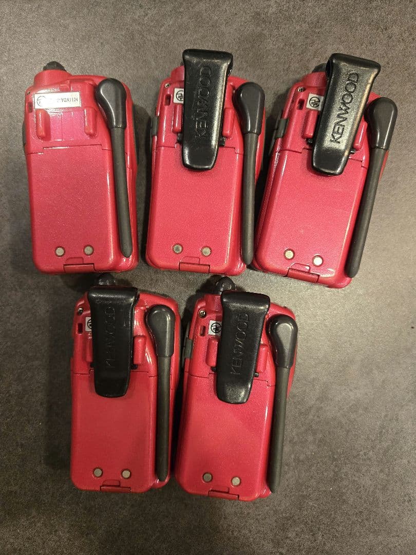 【KENWOOD】ケンウッドDEMITOSSUBZ-LM20トランシーバー×5点