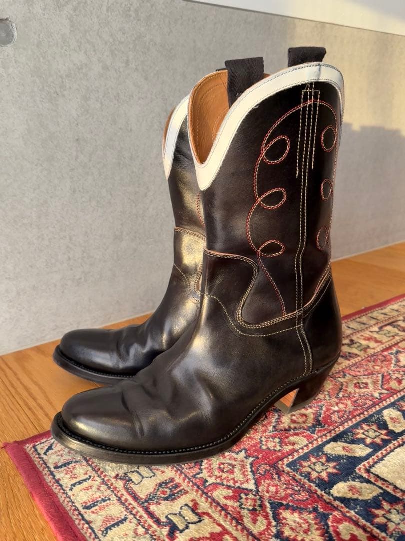 カスタム Cowboy boots CLINCH同楦 茶芯 ホースハイド