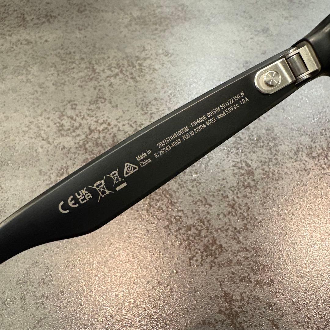 レイバンメタ　Ray-Ban WAYFARER RW4006 マットブラック