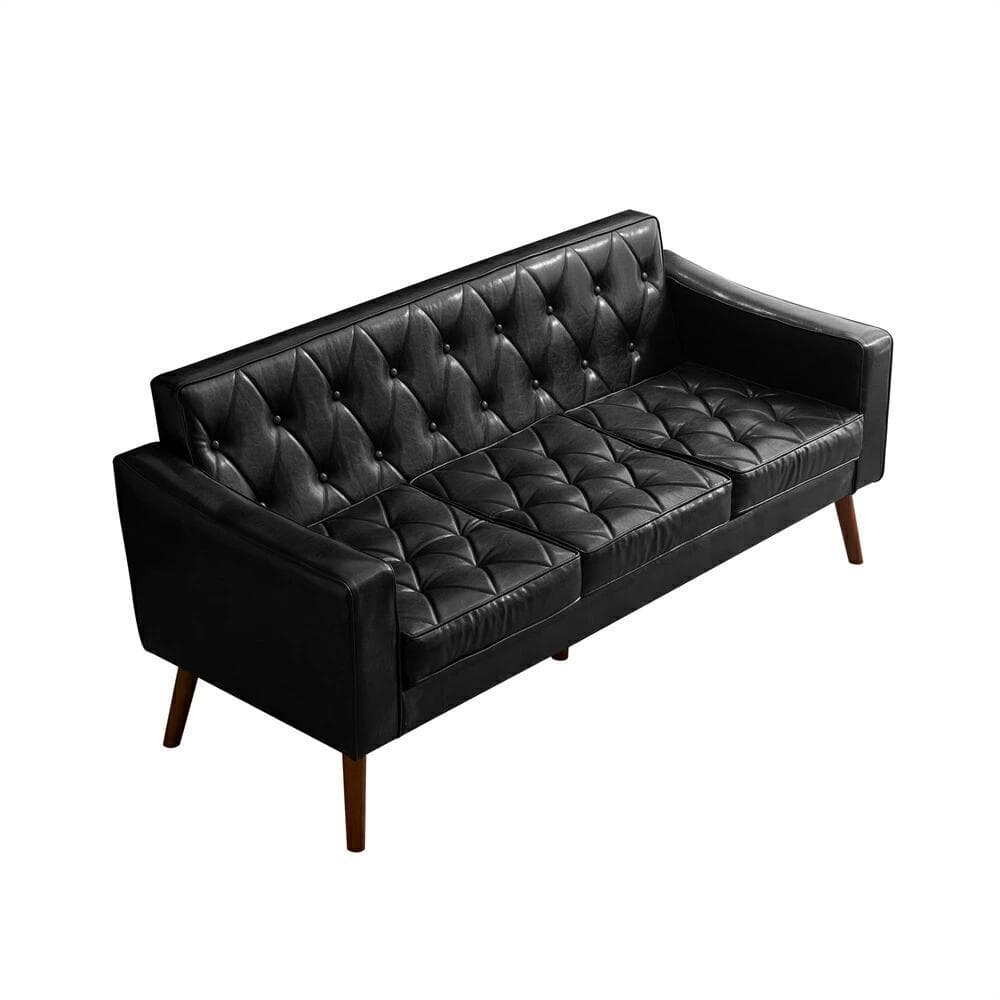 訳アリ新品 三人掛けソファー PUレザー ソファ 　3人掛け　 1457-260