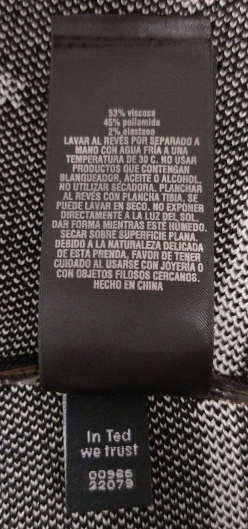 TED BAKER(テッドベイカー) 星柄ドット ニットフレアワンピース