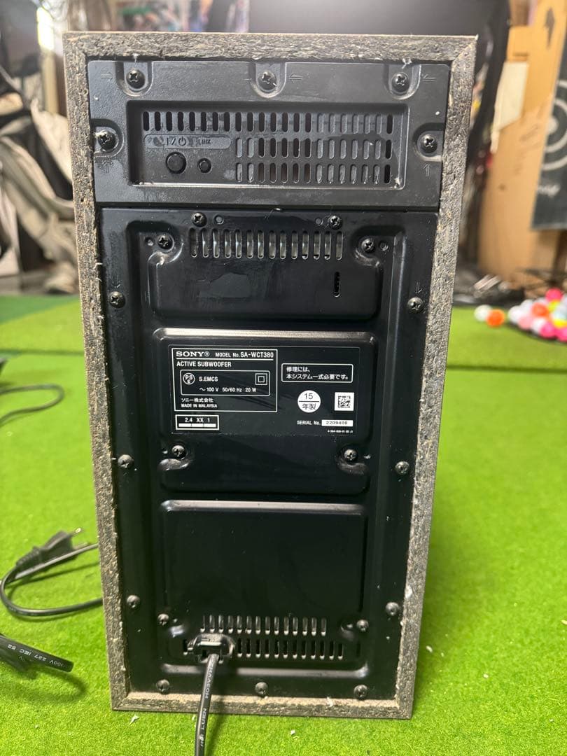 ◆SONY◆HT-CT380◆ホームシアターサウンドバー◆ウーファー◆