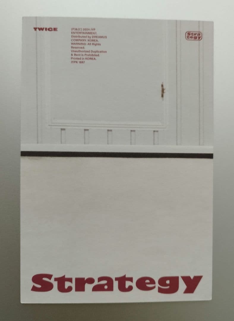 TWICE サナ US限定 Strategy 直筆サイン フォトカード