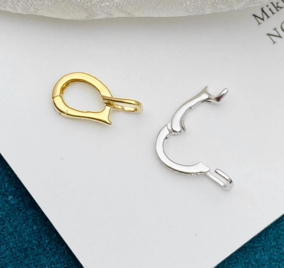 K18YG WG バチカン パーツ ダイヤモンド チャームホルダー 18K