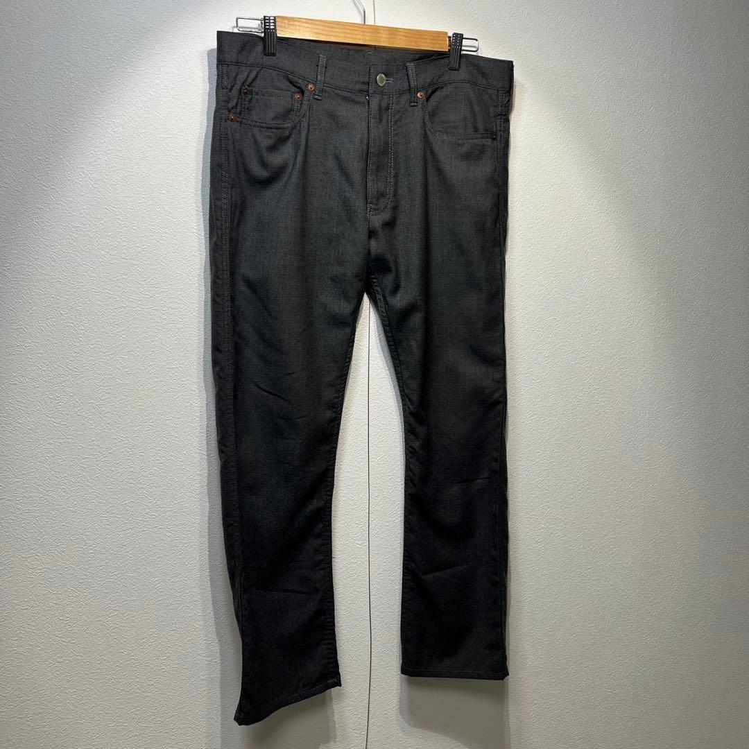 希少 14年製 コムデギャルソンオム 上質 ウール デザイン 縮絨パンツ M