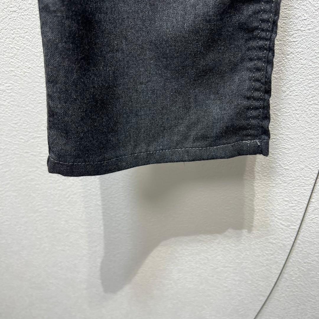 希少 14年製 コムデギャルソンオム 上質 ウール デザイン 縮絨パンツ M