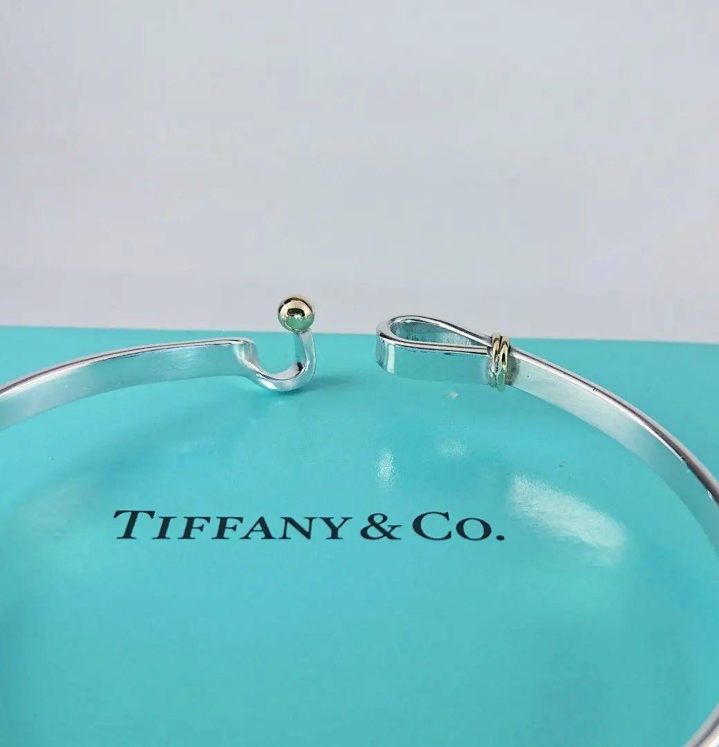 TIFFANY&Co. ティファニー フック＆アイ バングル シルバー 18K
