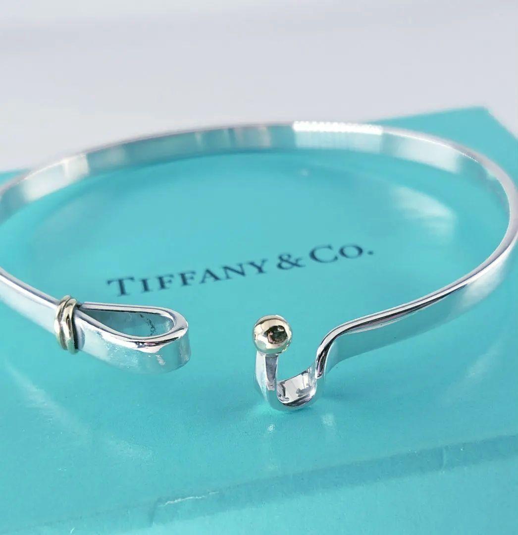 TIFFANY&Co. ティファニー フック＆アイ バングル シルバー 18K