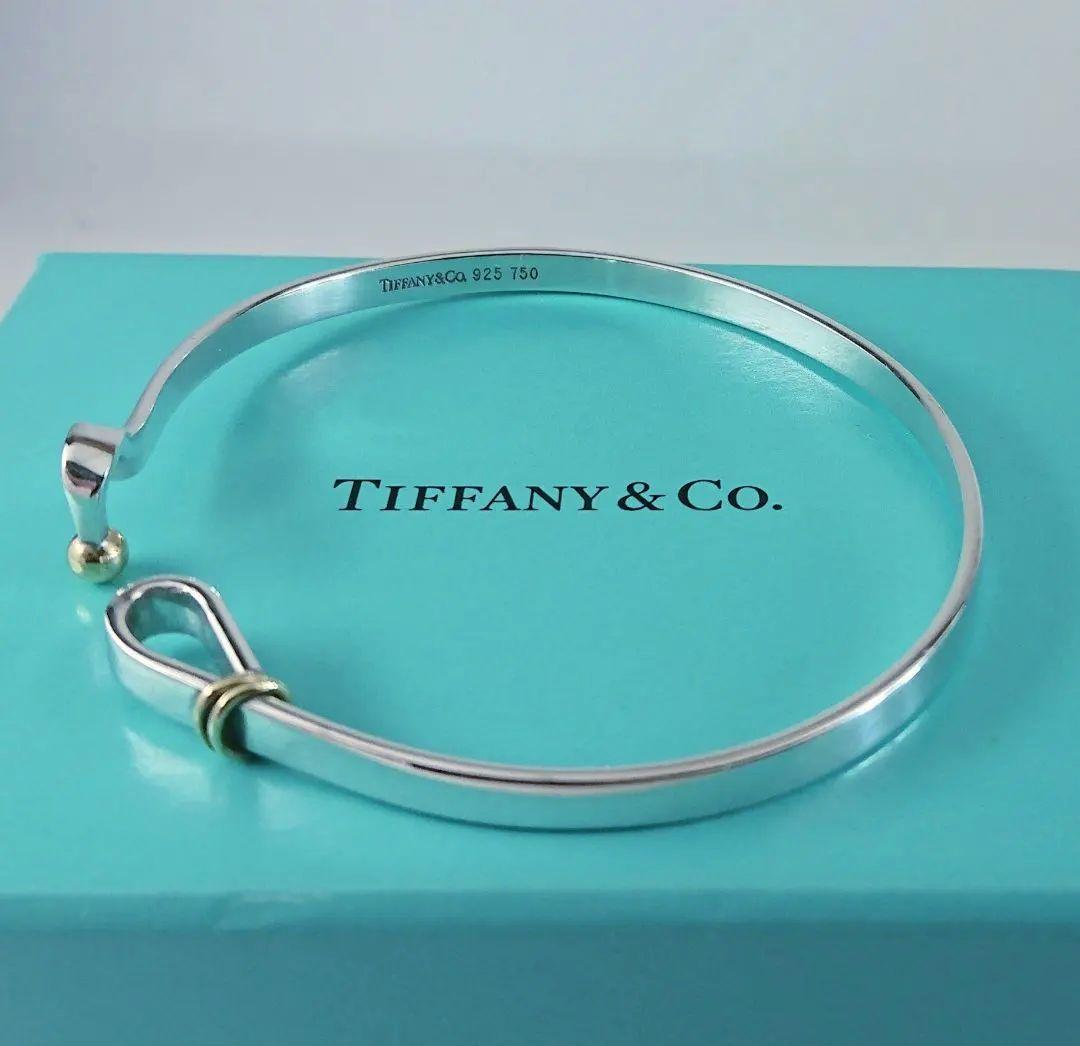 TIFFANY&Co. ティファニー フック＆アイ バングル シルバー 18K