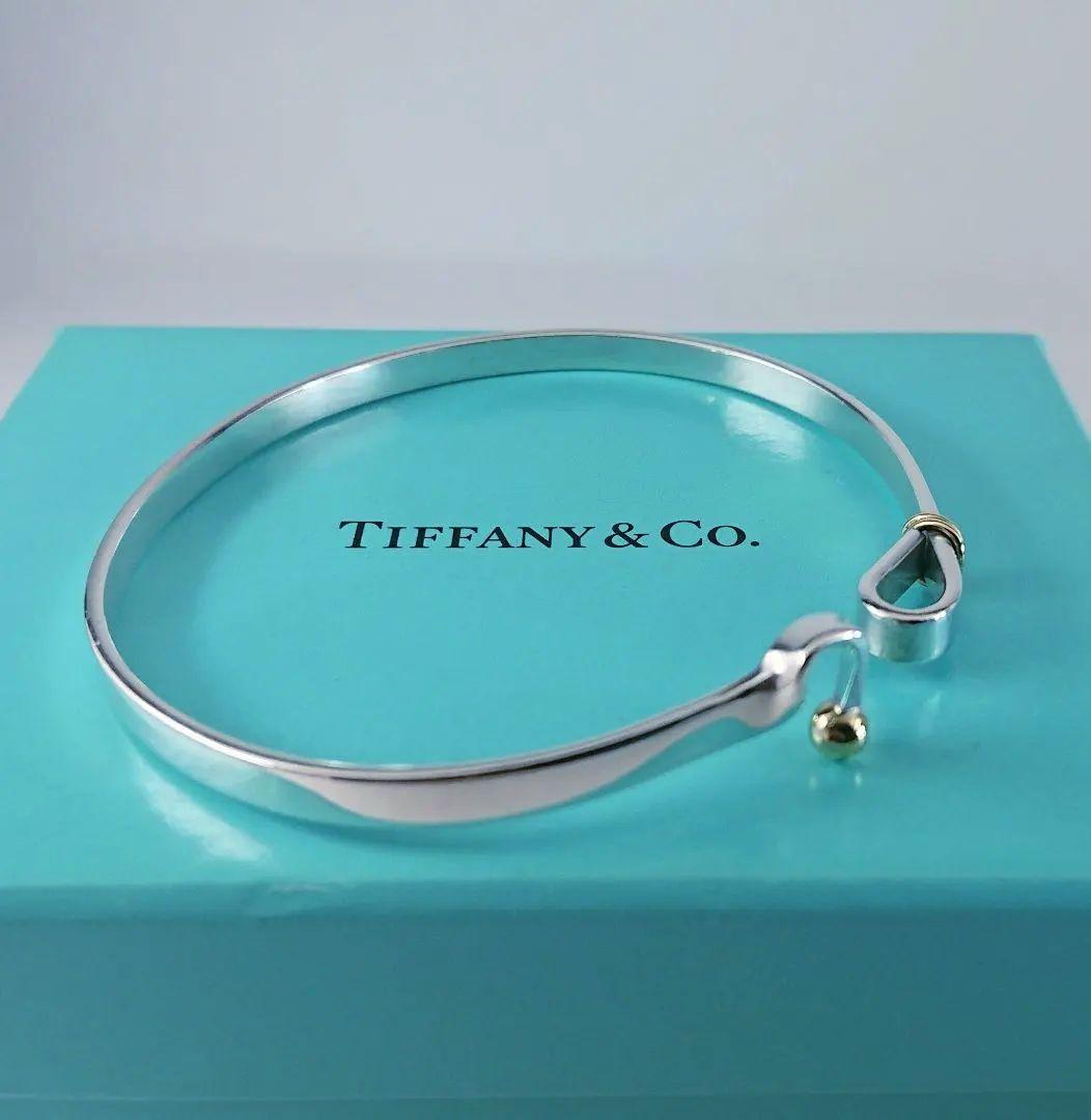 TIFFANY&Co. ティファニー フック＆アイ バングル シルバー 18K
